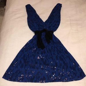 Women’s Blue Express Sequin Dress